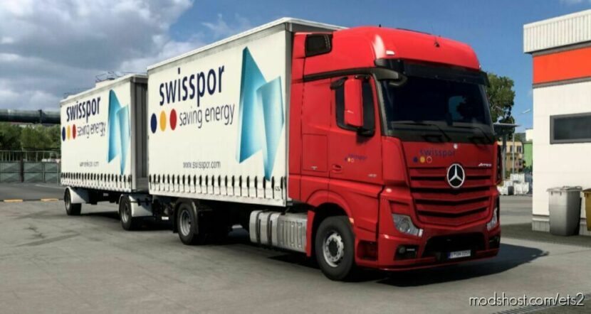 Swisspor Actros Skin for Euro Truck Simulator 2