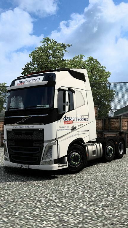 Volvo FH Datashredders Skin Trucker TIM for Euro Truck Simulator 2