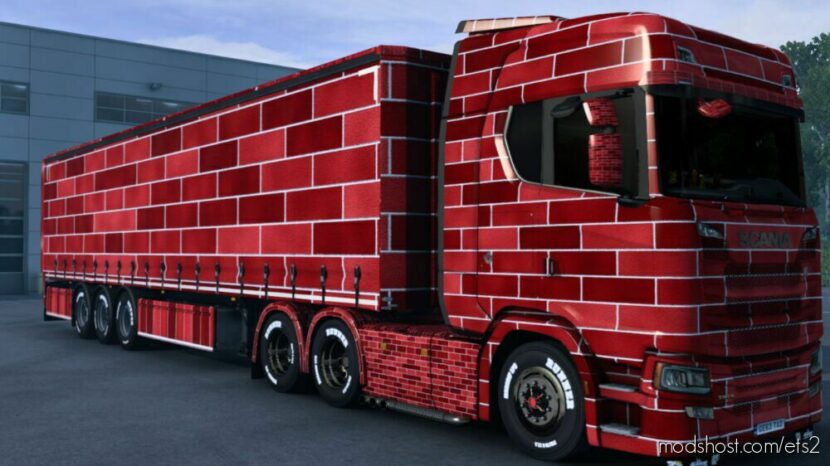 RED Wall Skin for Euro Truck Simulator 2