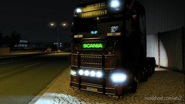 SCANIA NG LED BADGE V1.2 for Euro Truck Simulator 2