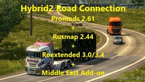 HYBRID2 RC UPDATE MIDDLE EAST ADDON V3.4 for Euro Truck Simulator 2