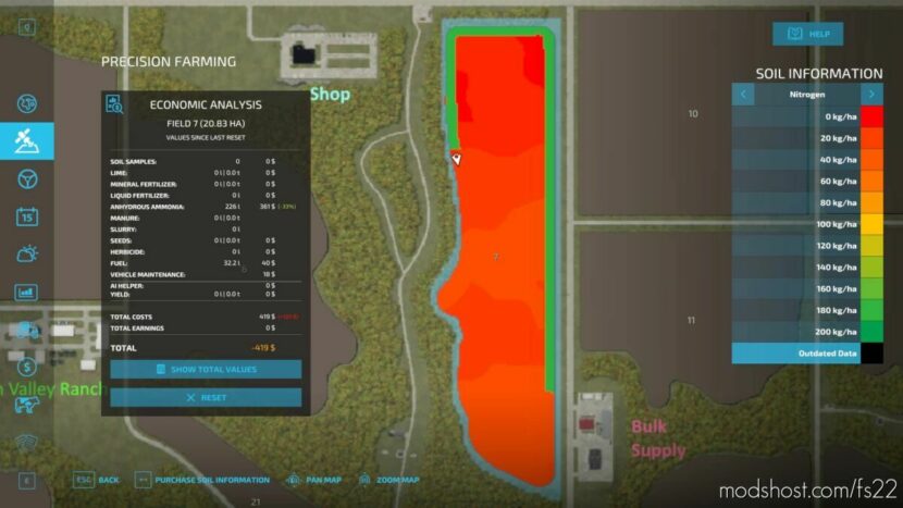 FS22 Mod: Precision Farming Anhydrous Ready V1.1.0.3 (Featured)
