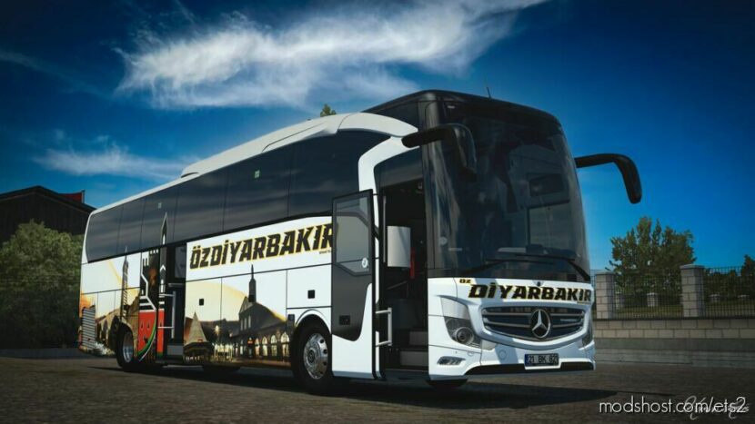 Mercedes-Benz NEW Travego 16 SHD – ÖZ Diyarbakır Skin for Euro Truck Simulator 2