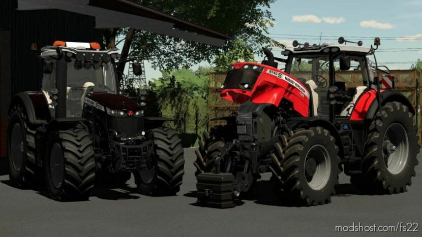 Massey Ferguson 8700S Edit for Farming Simulator 22