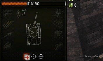 Visible Injured Crew Icons (Colorblind) [1.17.0.1] for World of Tanks
