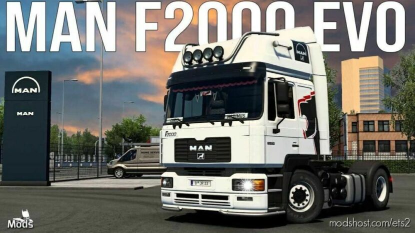 MAN F2000 EVO Truck + Interior V1.0.1 [1.44] for Euro Truck Simulator 2