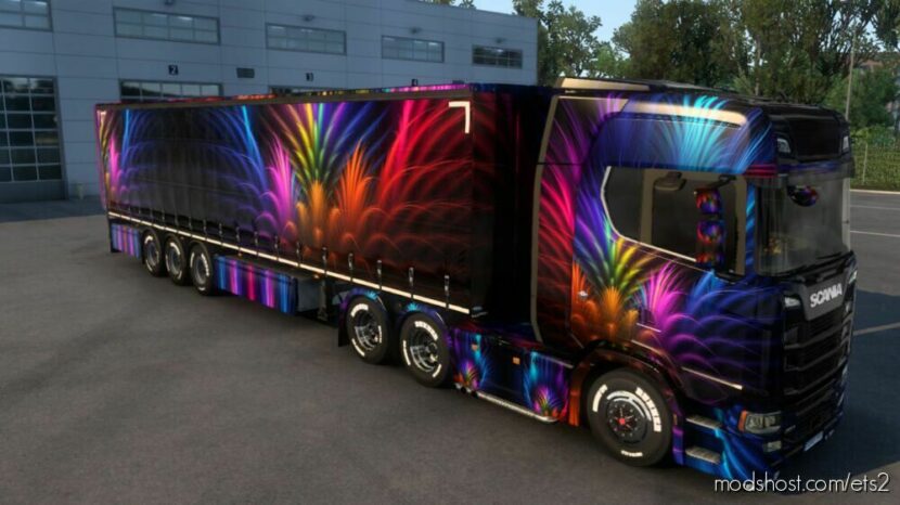 Abstract Artistic 4K Skin for Euro Truck Simulator 2