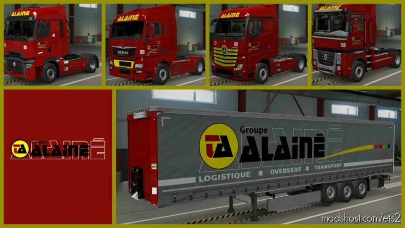 Combo Skin Transport Alainé for Euro Truck Simulator 2