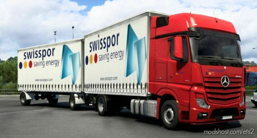 Swisspor Tandem Skin for Euro Truck Simulator 2