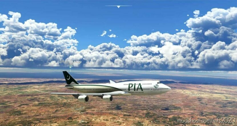 [B747-8I] Pakistan International Airlines (PIA) Livery for Microsoft Flight Simulator 2020
