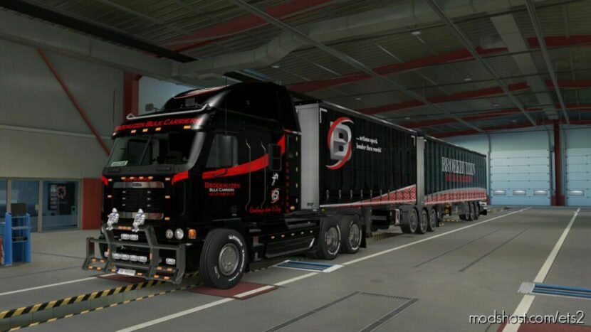 Freightliner Argosy And Scania R 2016 | Broekhuizen Bulk Carriers “Skin” for Euro Truck Simulator 2
