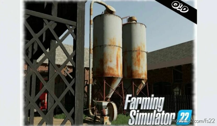 Small OLD Grain Silo for Farming Simulator 22