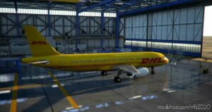 MSFS 2020 A320 Livery Mod: Fenix Airbus A320 – DHL 8K (Image #2)