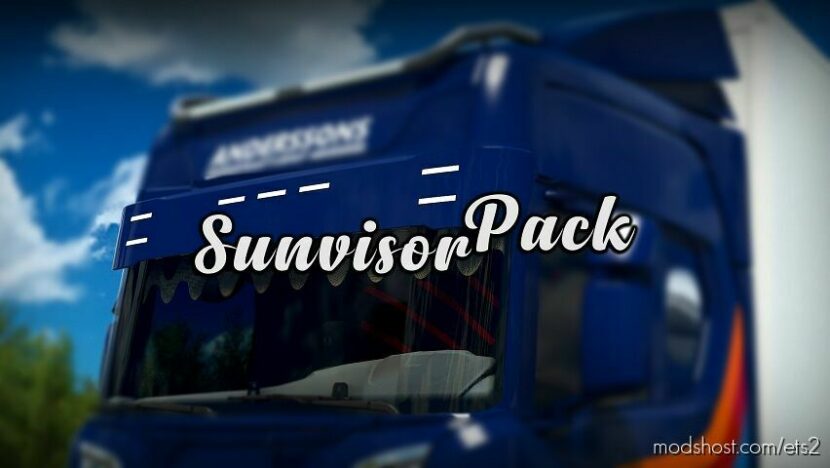 SUNVISOR PACK FOR SCANIA NG V1.0 for Euro Truck Simulator 2
