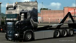 ETS2 Skin Mod: THE LONE WOLF FOR RJL SCANIA V1.0 (Image #2)