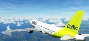 MSFS 2020 Fictional Livery Mod: Fenix A320 – AIR Baltic Fictional (Image #2)