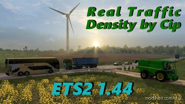 Real Traffic Density [1.44.B] for Euro Truck Simulator 2