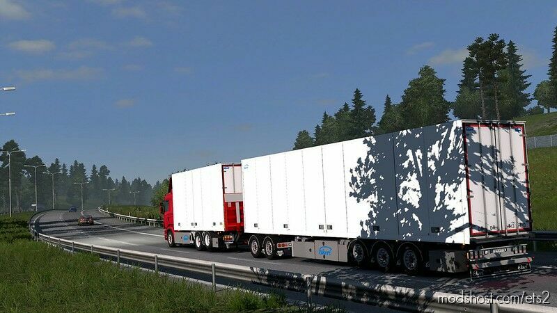 EKERI FULL TRAILERS REVISION ADDON V1.2 1.45 for Euro Truck Simulator 2