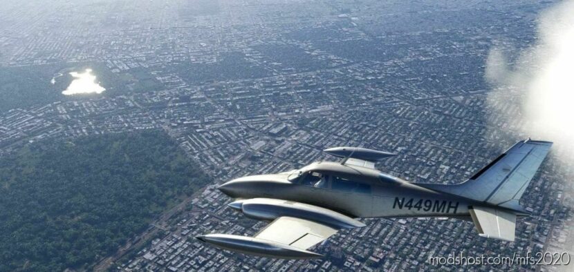 Cessna C310R N449MH for Microsoft Flight Simulator 2020