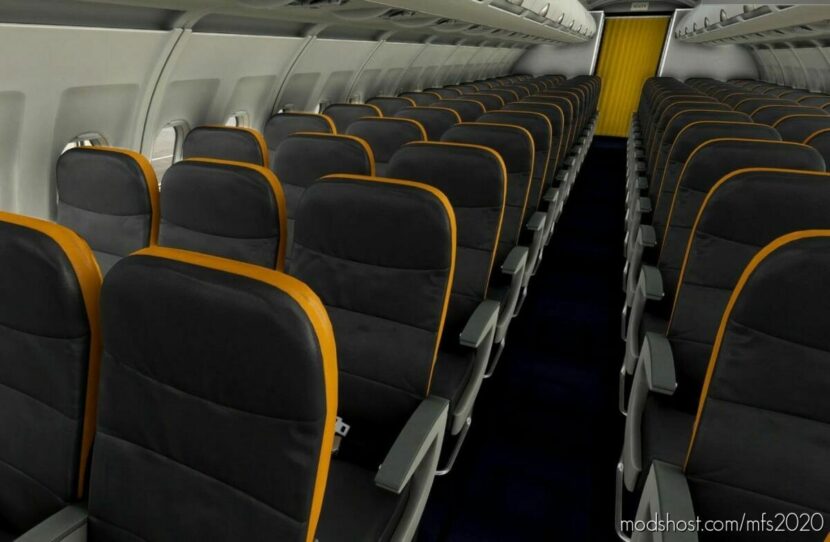 Fenix A320 Ryanair With Cabin Interior for Microsoft Flight Simulator 2020
