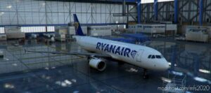 MSFS 2020 Ryanair Livery Mod: Fenix A320 Ryanair With Cabin Interior (Image #2)