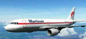 MSFS 2020 A320 Livery Mod: Fenix A320 – Martinair (Ph-Mpe) (Image #2)