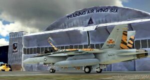 MSFS 2020 Fictional Livery Mod: F/A18E SW Tigers Meet (Image #2)