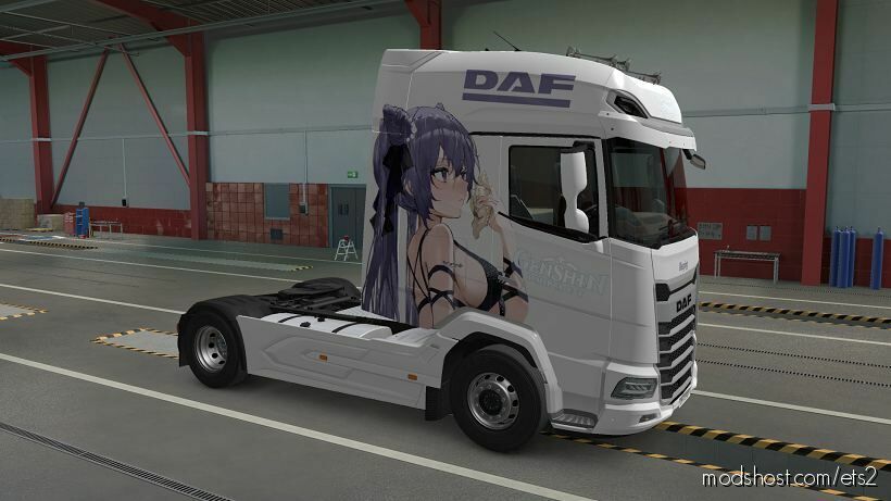 DAF XG & XG+ Keqing Genshin Impact Skin for Euro Truck Simulator 2