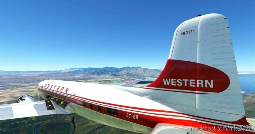 Western Airlines (N93131) for Microsoft Flight Simulator 2020