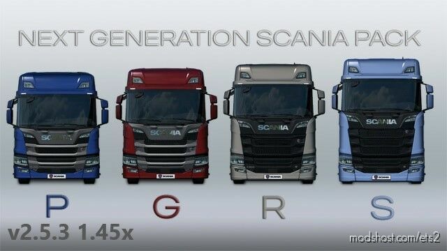 SCANIA PGRS PACK V2.5.3 1.45 for Euro Truck Simulator 2
