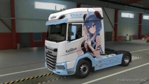 DAF XG & XG+ Ganyu Genshin Impact Skin for Euro Truck Simulator 2