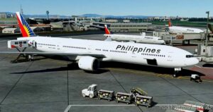 MSFS 2020 8K Livery Mod: Captainsim 777-300ER Philipines 8K (Image #2)