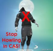 Stop Howling In CAS for The Sims 4