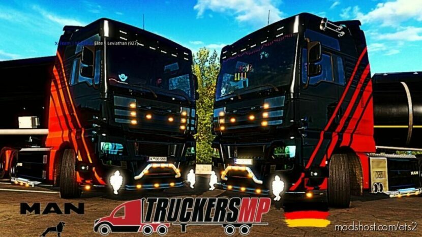 MAN TGX Euro 6 Custom Tuning For Multiplayer [1.44] [Truckersmp] for Euro Truck Simulator 2
