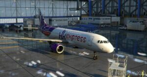 MSFS 2020 A320 Livery Mod: Hong Kong Express A320 B-Lcb (Image #2)