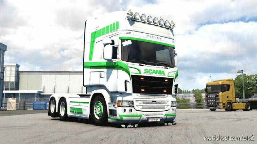 Scania RJL Simple Paintable Skin for Euro Truck Simulator 2