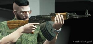 GTA 5 Weapon Mod: INS2 Kalashnikov AKM (Image #5)