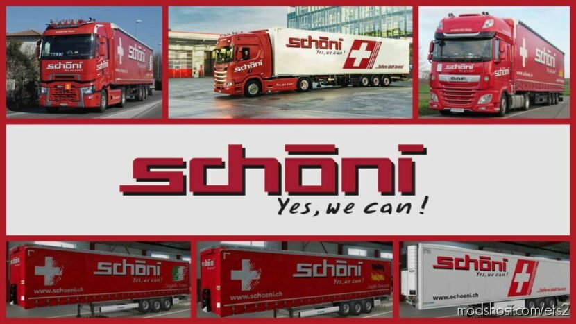 Combo Skin Schöni Transport AG for Euro Truck Simulator 2