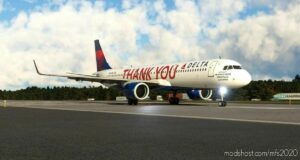 MSFS 2020 Delta Livery Mod: “Thank YOU” – Latinvfr A321Neo (Image #2)