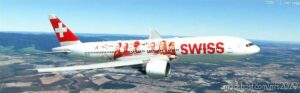 MSFS 2020 777-200 Mod: Swiss Livery Special 777-200 (Image #2)