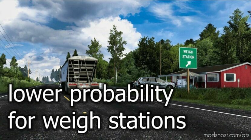 Lower Probability For Weigh Stations for American Truck Simulator