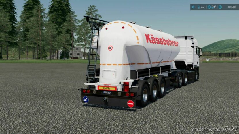 Kässbohrer Cement Trailer for Farming Simulator 22