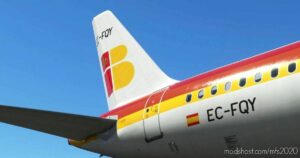 MSFS 2020 4K Livery Mod: Fenix A320 | Iberia | Circa 1995 | Ec-Fqy 4K (Image #2)