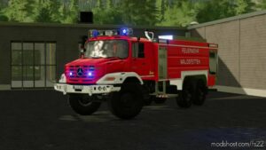 FS22 Mercedes-Benz Vehicle Mod: Ziegler Mercedes Zetros Gtlf (Image #4)