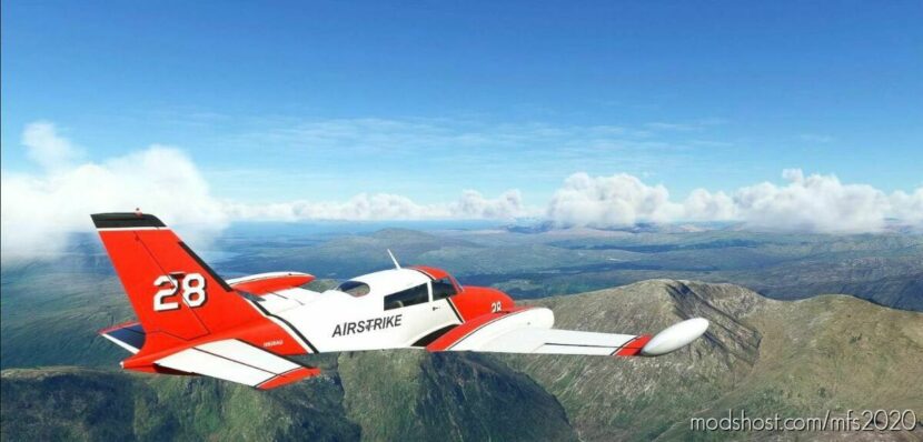 Cessna C310R N928AU Airstrike for Microsoft Flight Simulator 2020