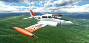 MSFS 2020 Cessna Livery Mod: C310R US Navy (Image #2)