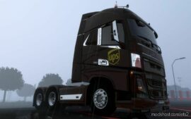 ETS2 Volvo Mod: Skin Volvo FH 2012 UPS 1.45 (Image #2)