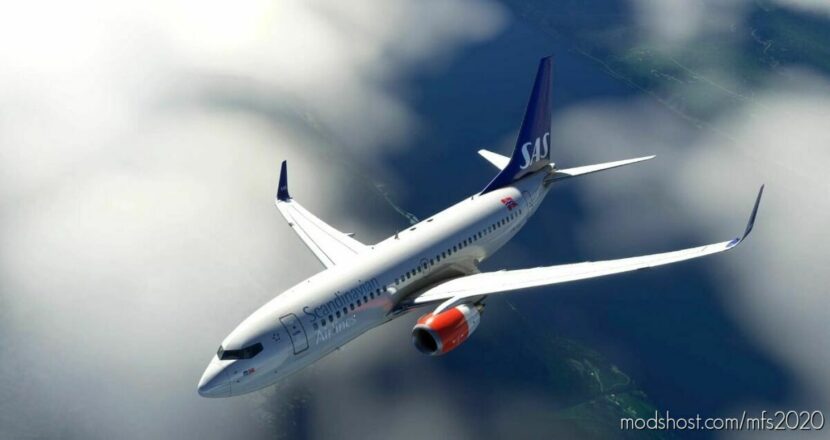 SAS Norge Boeing 737-705 Ln-Tuj Circa 2009 V1.1 for Microsoft Flight Simulator 2020