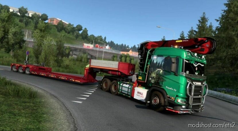 Doll Long Wood Chassis [1.44 – 1.45] for Euro Truck Simulator 2