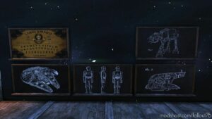 Fallout76 Mod: Star Wars Blueprint Chalk Board Retexture (Image #2)